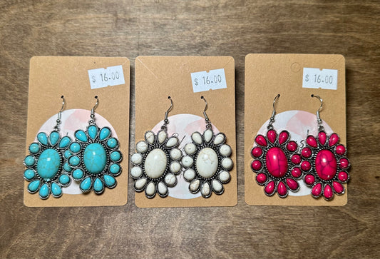 Stone Earrings - Medium