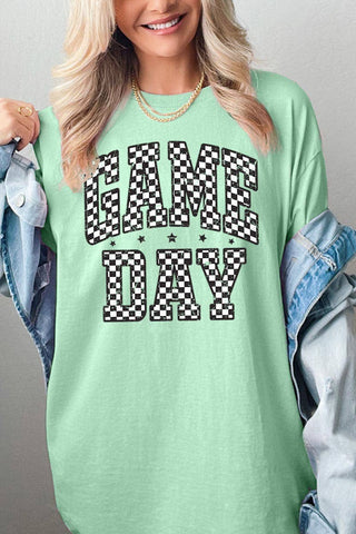 COLORBEAR - Checkered Game Day Graphic Heavyweight Tee