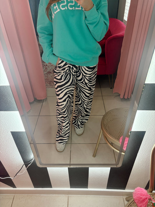 Stretchy Zebra Pants