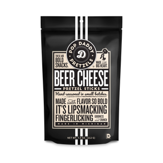 Pop Daddy Snacks - Pop Daddy – Beer Cheese Seasoned Pretzels 7.5oz