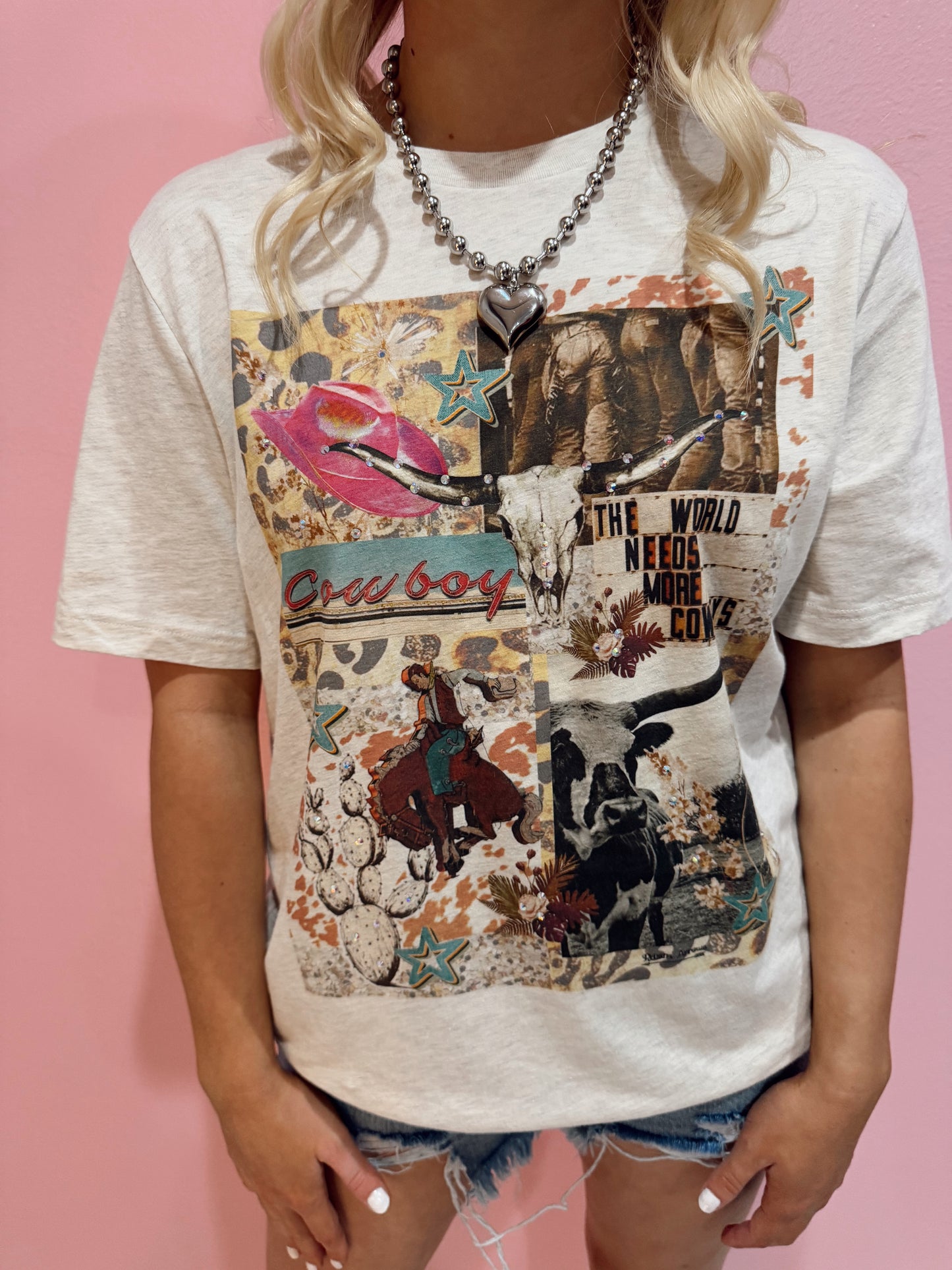 Cowboy World Graphic Tee