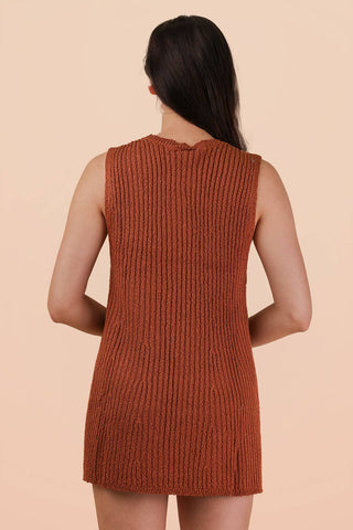 VERY J - 12W3359NSET-Knit Sweater Comfy Top & Shorts Set