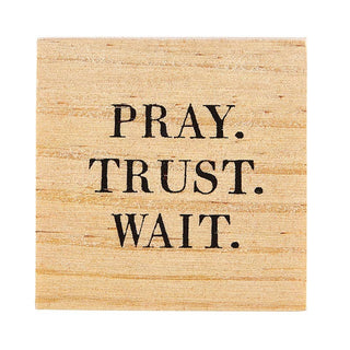 Santa Barbara Design Studio by Creative Brands - Treasure Box Earrings - Pray. Trust. Wait.