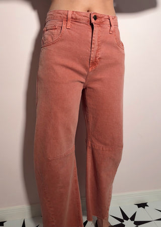 {JBD} Vintage Mauve Barrel Jeans