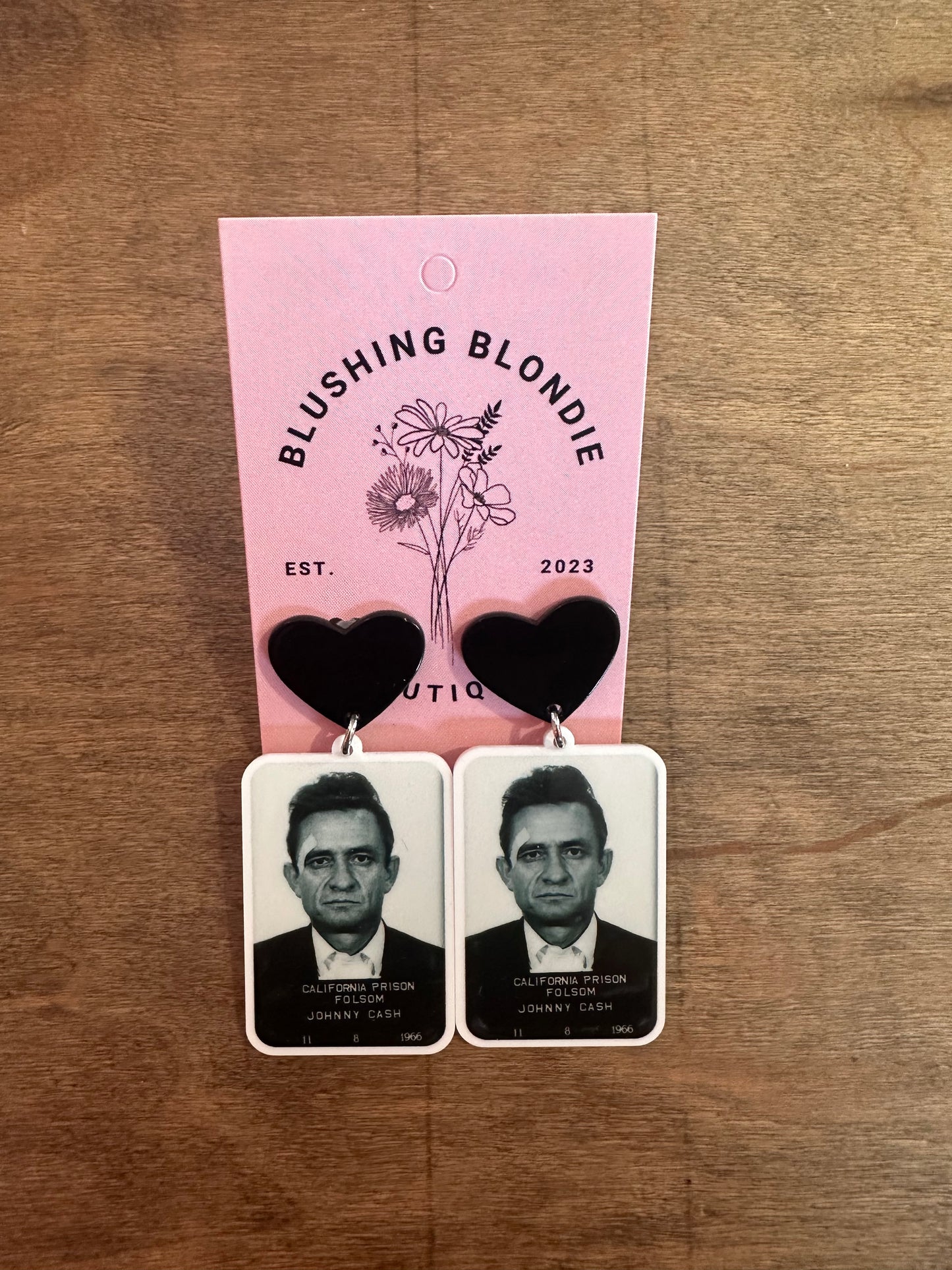 Johnny Cash Earrings