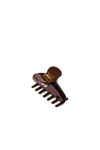 Brown Pearl Acetate Claw Clip