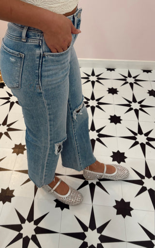{Flying Monkey} High Rise Slim Leg