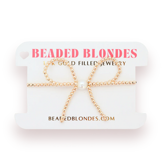 Gold Bow Bracelet