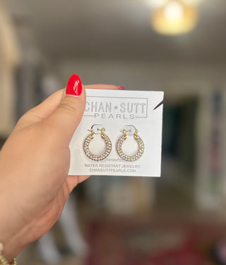 Rhinestone Hoops
