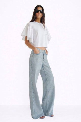 Flutter Sleeve Top