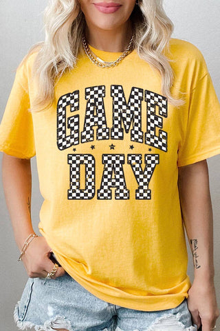 COLORBEAR - Checkered Game Day Graphic Heavyweight Tee