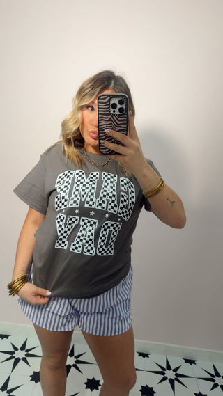 Checkered Game Day Graphic Tee