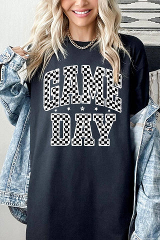 COLORBEAR - Checkered Game Day Graphic Heavyweight Tee