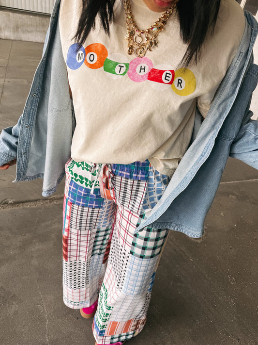 Mother 8 Ball Boxy Cropped Graphic Tee
