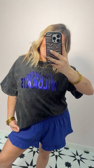 Metallic Willis Wildkats Tee