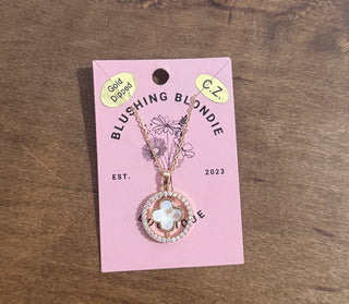 Rotating Clover Necklace