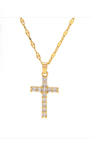 Sparkle Cross Necklace