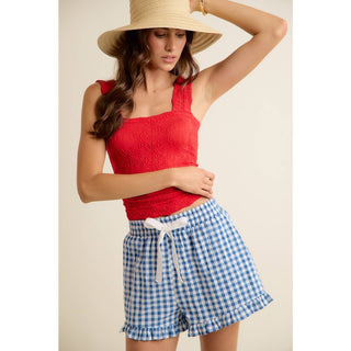 So Me - FLORAL JACQUARD SEAMLESS TANK TOP