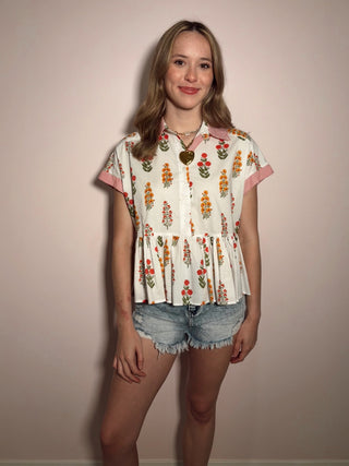 Floral Printed Top