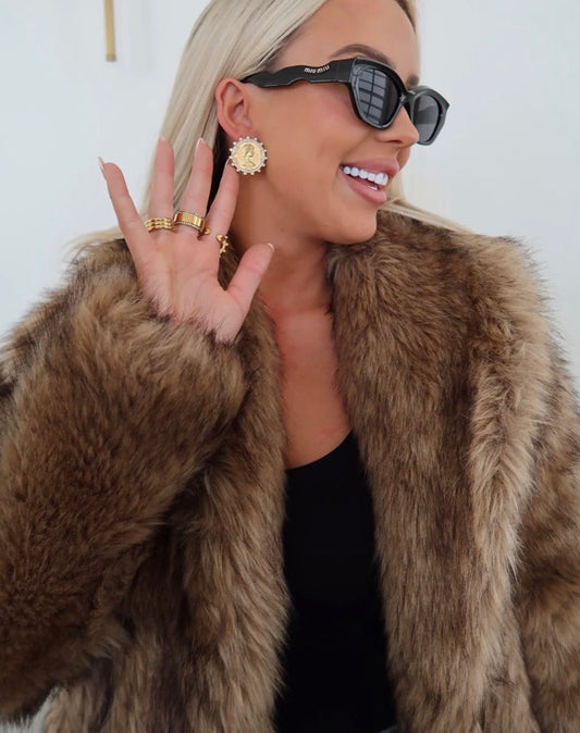 Love Each other More Coin Earrings