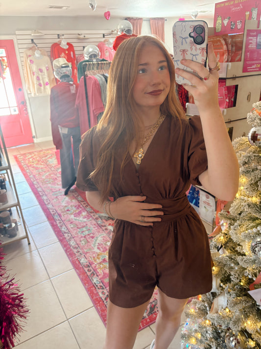 Mocha Romper