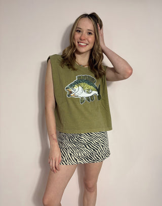 Sequin Bass Top