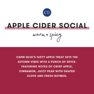 Apple Cider Social 19 oz Glam Jar Candle