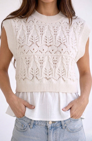 Crochet Layered Vest Top