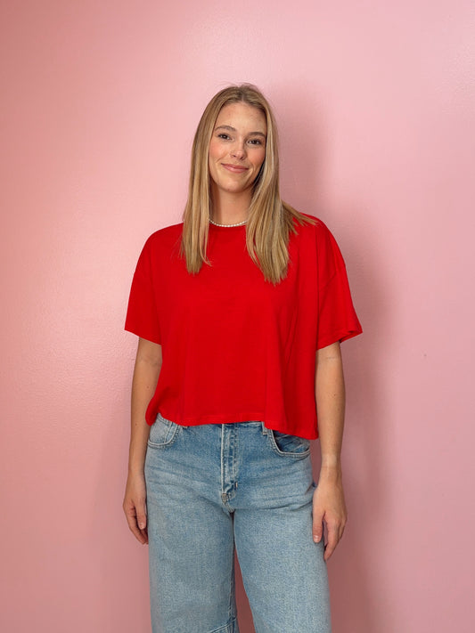Round Neck Crop Top
