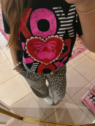 XOXO Stacked Tee