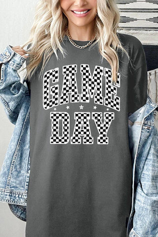 COLORBEAR - Checkered Game Day Graphic Heavyweight Tee