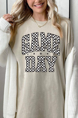 COLORBEAR - Checkered Game Day Graphic Heavyweight Tee