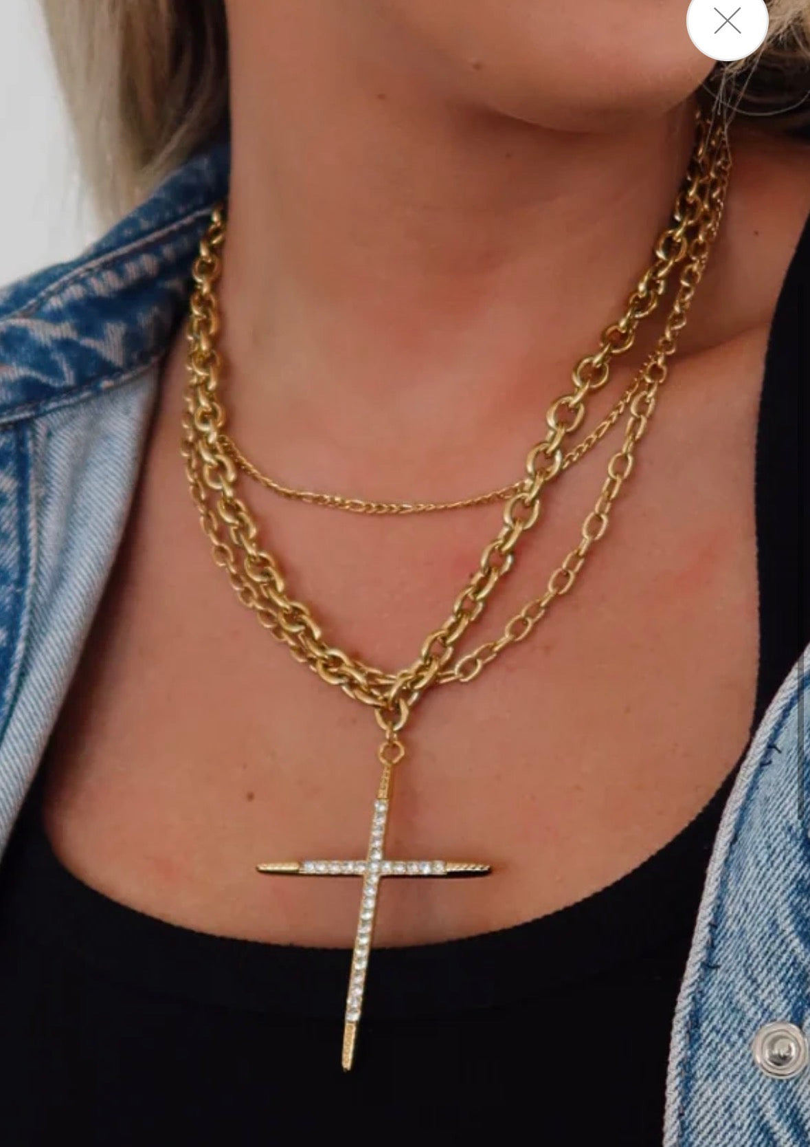 Luxe Cross Necklace
