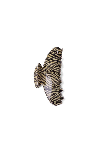 Zebra Acetate Claw Clip