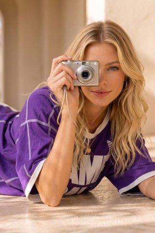 Main Strip - Game Day Star Patch Sweatshirt – Sporty Varsity Top