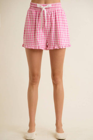 So Me - RUFFLED BOTTOM DETAIL SHORT PANTS