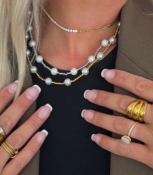Pearl Beaded Necklace
