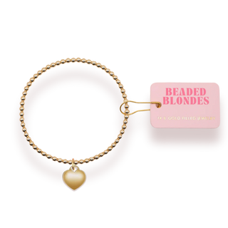 Heart Locket Charm Bracelet