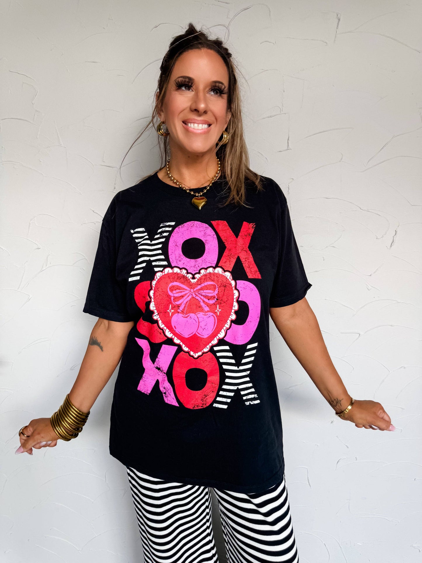 XOXO Stacked Tee