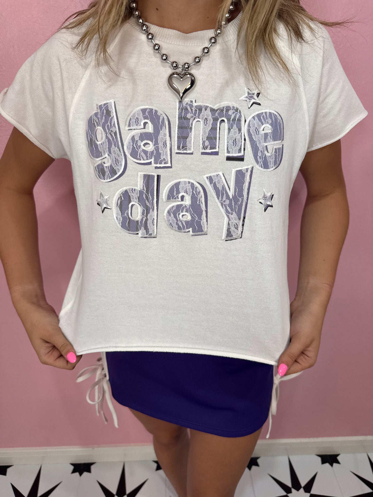 Lace Game Day Tee