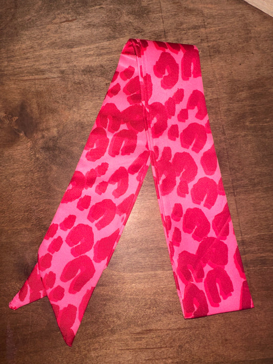 Cheetah Pink Scarf