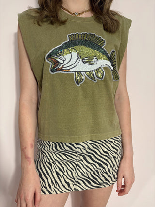 Sequin Bass Top