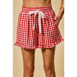So Me - RUFFLED BOTTOM DETAIL SHORT PANTS