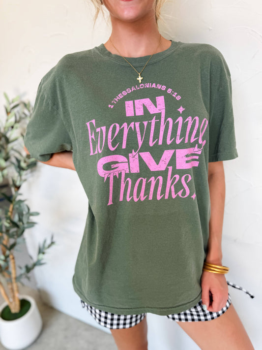 Give Thanks Graphic Tee