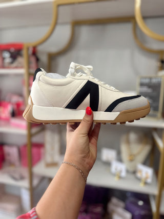 Black & Cream Chunky Sneaker