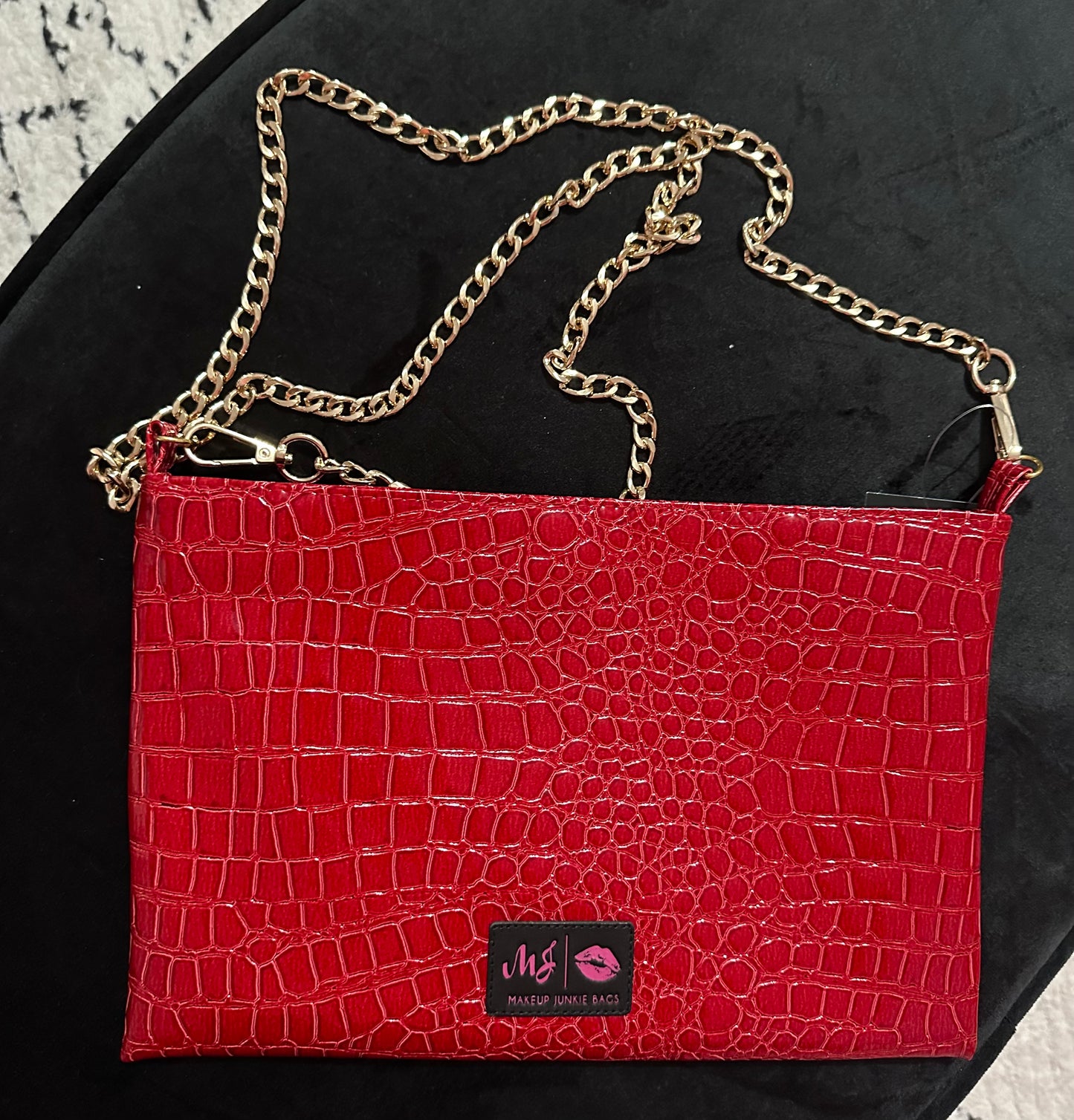 Makeup Junkie Crossbody- Red