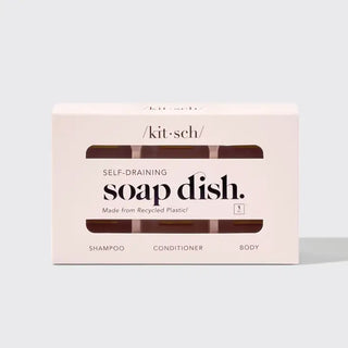 Bottle-Free Beauty Self-Draining Soap Dish