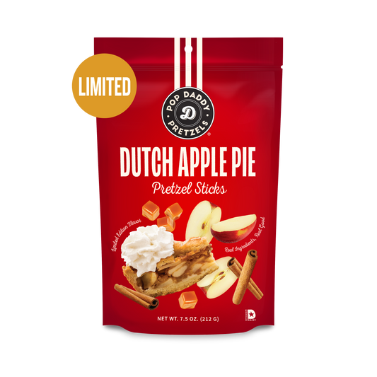 Pop Daddy Snacks - Pop Daddy Dutch Apple Pie Seasoned Pretzels 7.5oz(seasonal)