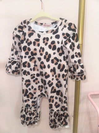 Leopard Baby Romper
