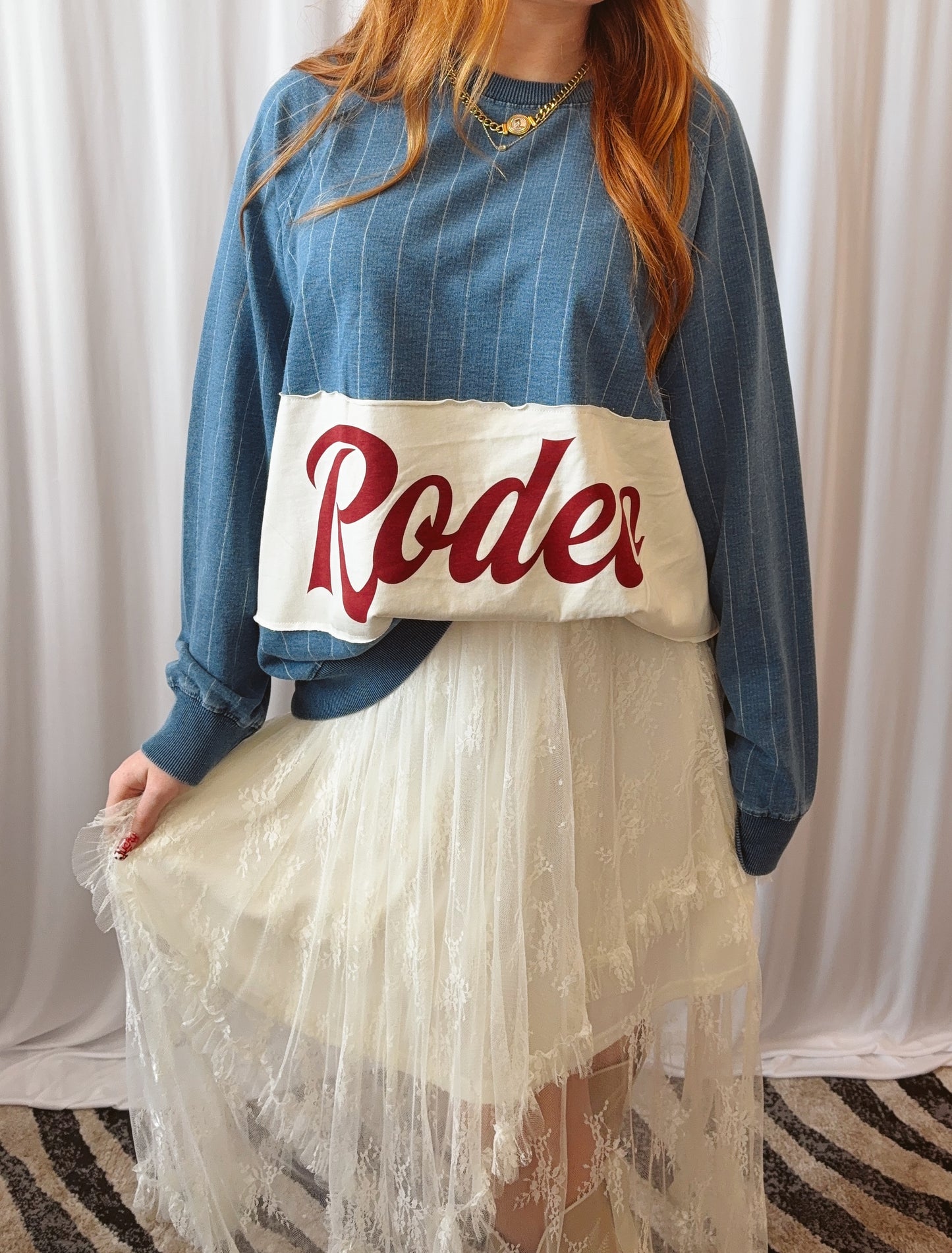 White Long Lace Skirt